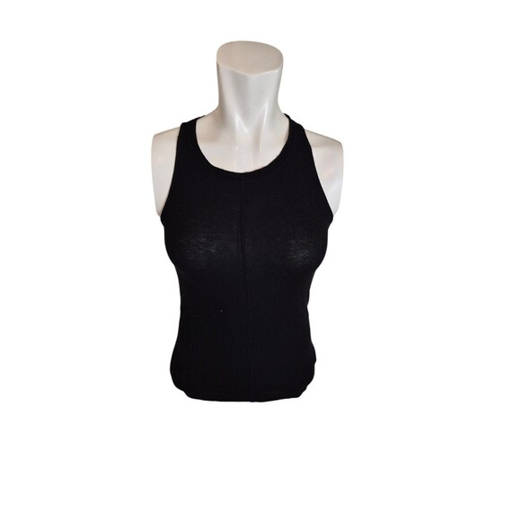 ATM Boy Rib Knit Semi-Sheer Boy Tanks Modal Tissue Weight Black Sz XS/S x2 - Picture 8 of 12